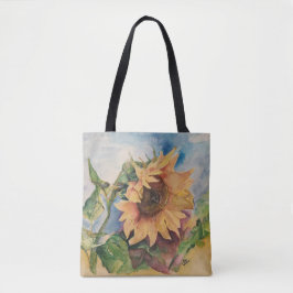 Zonnebloem All-Over-Print Tas