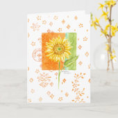 Zonnebloem Alle onbewerkte Wenskaarten Kaart (Gele Bloem)