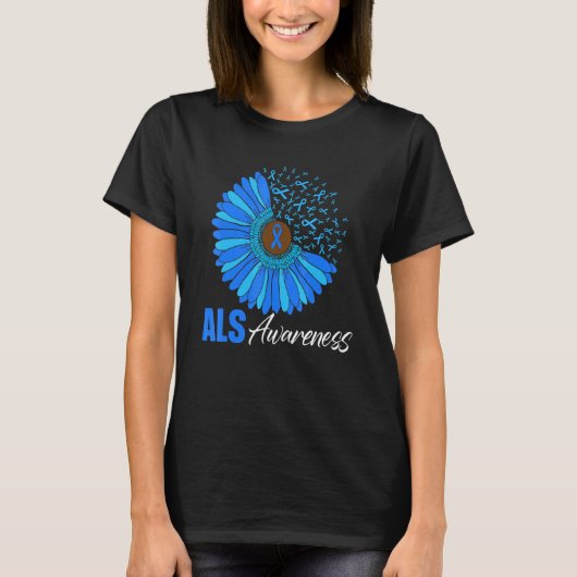 Zonnebloem als bewustwording Koolstofdraagster War T-shirt (Voorkant)