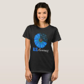 Zonnebloem als bewustwording Koolstofdraagster War T-shirt (Voorkant volledig)
