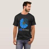 Zonnebloem als bewustwording Koolstofdraagster War T-shirt (Voorkant volledig)