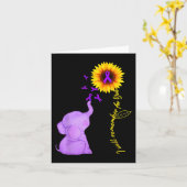 Zonnebloem, Alzheimer, weet ik nog wel. Kaart (Gele Bloem)