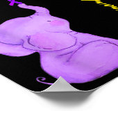 Zonnebloem, Alzheimer, weet ik nog wel. Poster (Hoek)