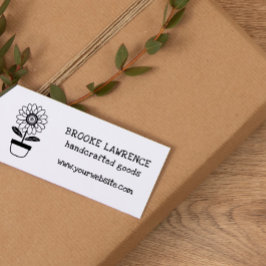 Zonnebloem Ambachtelijk Handgemaakt Rubberstempel