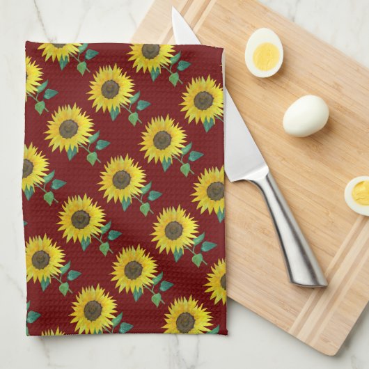 Zonnebloem Amerikaanse MoJo Kitchen-handdoek Theedoek (Quarter Fold)