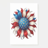 Zonnebloem Amerikaanse Vlag 4 Juli Post-it® Notes (Voorkant)