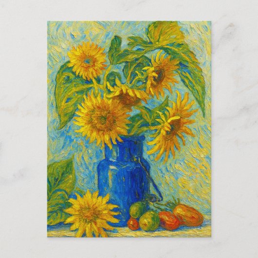 Zonnebloem Ansichtkaart Briefkaart (Voorkant)