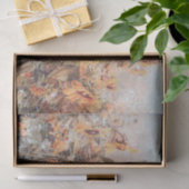 Zonnebloem  Antiek herfsttextiel Tissuepapier (Geschenk)