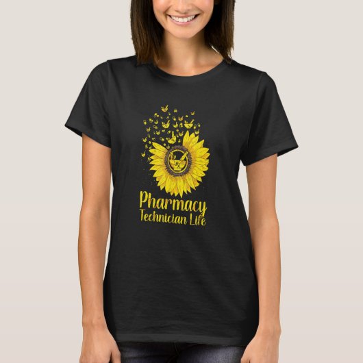 Zonnebloem Apotheek Technicus Leven Apotheek T-shirt (Voorkant)