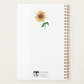 Zonnebloem Aquarel Jaar Planner (Achterkant)