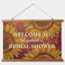 Zonnebloem Aquarel Kunst Boho Rustische Bruiloft