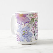Zonnebloem Aquarel Ontwerp Koffiemok (Voorkant links)