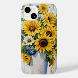  zonnebloem arrangement bloemen Case-Mate iPhone 14 hoesje