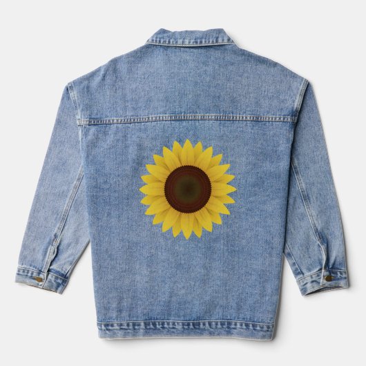 ZONNEBLOEM ART DENIM JEAN JACKET (Achterkant)