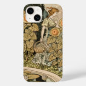 Zonnebloem Art Nouveau Tuin Grasset Vrouw Case-Mate iPhone Case (Achterkant)