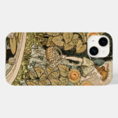 Zonnebloem Art Nouveau Tuin Grasset Vrouw Case-Mate iPhone Case (Achterkant (horizontaal))