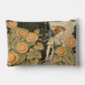 Zonnebloem Art Nouveau Tuin Grasset Vrouw Etui (Achterkant)