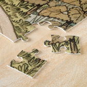 Zonnebloem Art Nouveau Tuin Grasset Vrouw Legpuzzel (Zijkant)