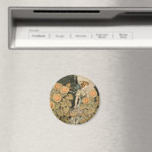 Zonnebloem Art Nouveau Tuin Grasset Vrouw Magneet (Insitu (Vaatwasser))