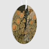 Zonnebloem Art Nouveau Tuin Grasset Vrouw Ornament (voorkant)