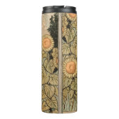 Zonnebloem Art Nouveau Tuin Grasset Vrouw Thermosbeker (Achterkant)