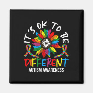 Zonnebloem Autisme Awareness Maand voor Autisme Aw Magneet