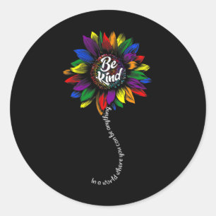 Zonnebloem Autisme Bewustheid Sint-Poole Mam Super Ronde Sticker