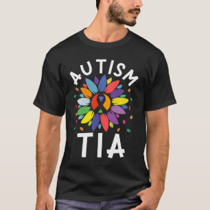 Zonnebloem Autisme Bewustzijn Dag Matching Familie T-shirt