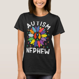 Zonnebloem Autisme Dag Aanpassing Familie Aut T-shirt