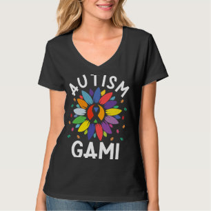 Zonnebloem Autisme Dag Aanpassing Familie Aut T-shirt