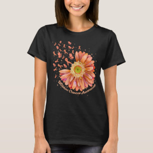 Zonnebloem baarmoederhalskanker t-shirt
