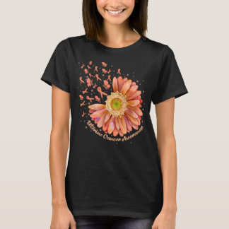 Zonnebloem baarmoederhalskanker t-shirt