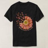 Zonnebloem baarmoederhalskanker t-shirt (Design voorkant)