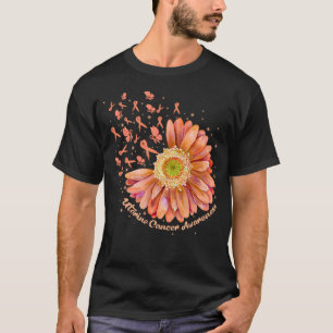 Zonnebloem baarmoederhalskanker t-shirt