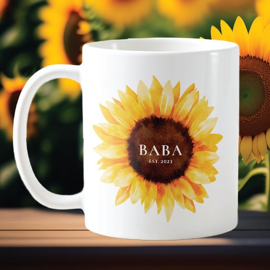 Zonnebloem Baba Koffiemok