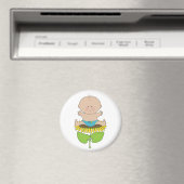 Zonnebloem Baby Boy Magneet (Insitu (Vaatwasser))