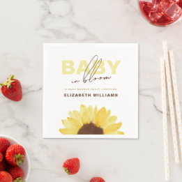 Zonnebloem Baby in Bloom Party Servet