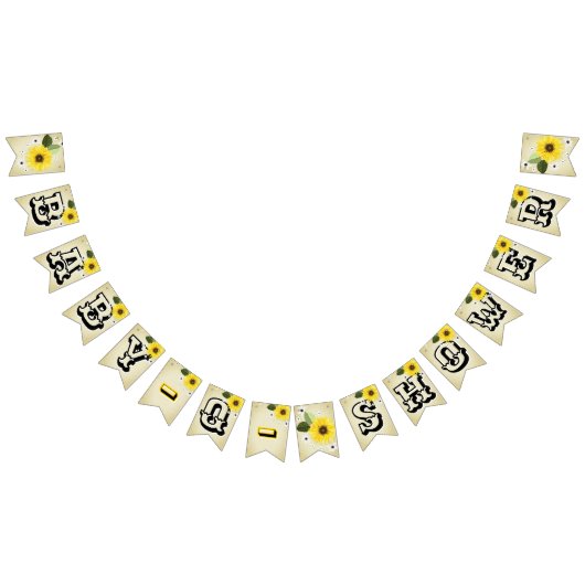 Zonnebloem Baby Q Vlaggetjes (Alle)