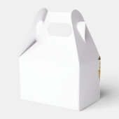 Zonnebloem Baby shower Bedankdoosjes (Achterkant)