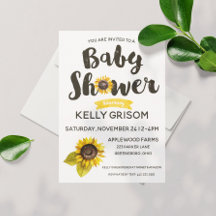 Zonnebloem Baby shower