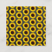 Zonnebloem Baby shower Luierspoelbehuizing Kaart (Achterkant)