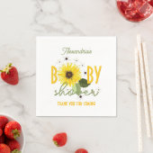 Zonnebloem Baby shower Servet (Insitu)