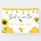 Zonnebloem Baby shower van suikerbieten Spandoek (Horizontaal)