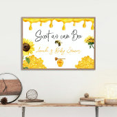 Zonnebloem Baby shower van suikerbieten Spandoek