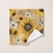 Zonnebloem Bad Handdoek (Wasdoekje)