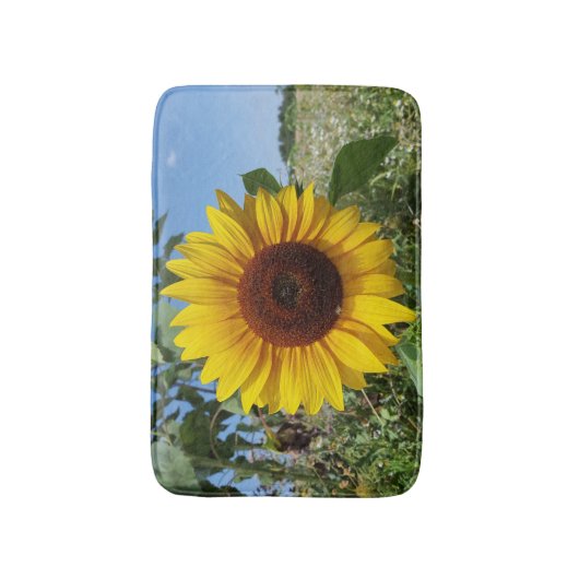 Zonnebloem Badmat (Voorkant Verticaal)