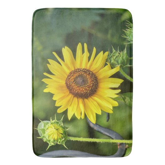 Zonnebloem Badmat (Voorkant Verticaal)