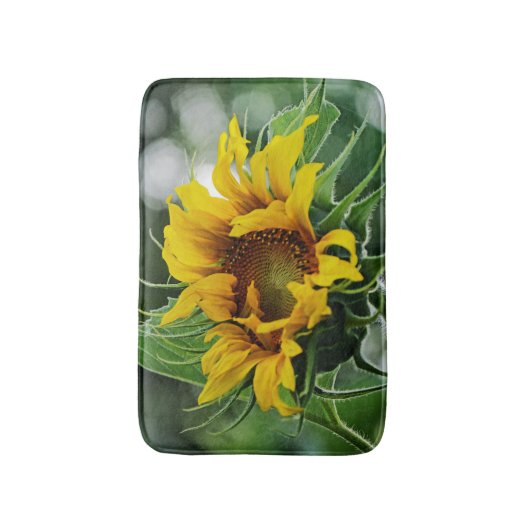 Zonnebloem Badmat (Voorkant Verticaal)