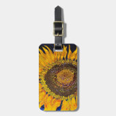 Zonnebloem Bagagelabel (Voorkant verticaal)