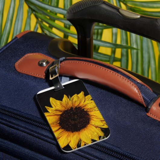 Zonnebloem Bagagelabel (Voorkant Insitu 1)